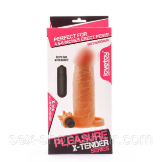 Подовжувальна насадка з вібро — Pleasure X-Tender Vibrating 1  - Інтернет-магазин спільних покупок ToGether