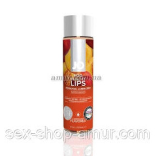 Оральний лубрикант System JO H2O — Peachy Lips, персик, 120 мл - Інтернет-магазин спільних покупок ToGether