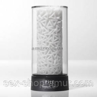 Мастурбатор Tenga 3D Pile, дуже ніжний, з антибактеріального еластомеру зі сріблом - Інтернет-магазин спільних покупок ToGether