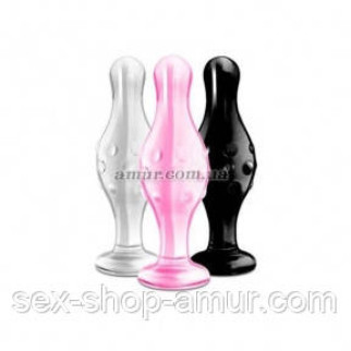 Скляний фалоїмітатор 4.5 Glass Romance, чорний - Інтернет-магазин спільних покупок ToGether