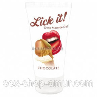 Масажний гель Lick It Chocolate, 50 мл - Інтернет-магазин спільних покупок ToGether
