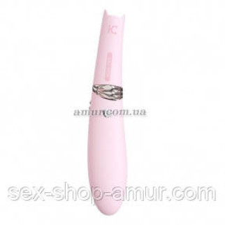 Вакуумний стимулятор із вібрацією KisToy Miss CC, рожевий, можна використовувати як вібратор, діаметр 36 мм - Інтернет-магазин спільних покупок ToGether
