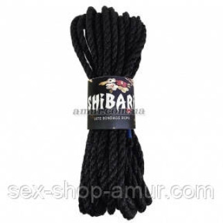 Джутова мотузка для Шибарі Feral Feelings Shibari Rope, 8 м чорна - Інтернет-магазин спільних покупок ToGether