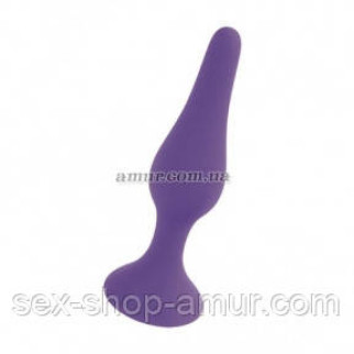 Анальний корок Silicone Plug Purple Large - Інтернет-магазин спільних покупок ToGether