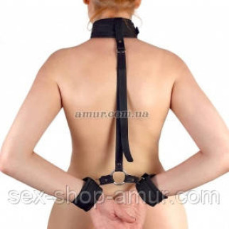 Набір для фіксації BDSM Collar and Handcuffs - Інтернет-магазин спільних покупок ToGether