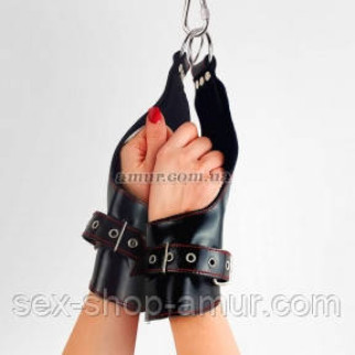 Поручі для підвішування Fetish Hand Cuffs For Suspension з натуральної шкіри - Інтернет-магазин спільних покупок ToGether