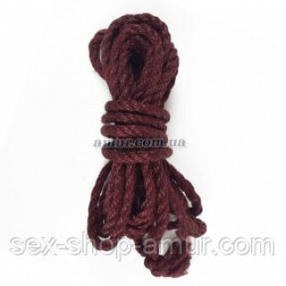 Джутова мотузка BDSM 8 метрів, 6 мм, колір бургунд - Інтернет-магазин спільних покупок ToGether