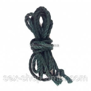 Джутова мотузка BDSM 8 метрів, 6 мм, колір зелений - Інтернет-магазин спільних покупок ToGether