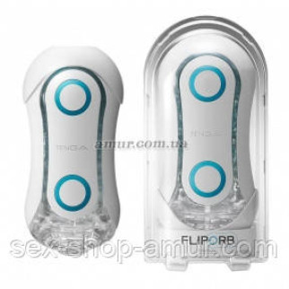 Мастурбатор Tenga Flip Orb Blue Rush, зі стимулювальними кульками всередині - Інтернет-магазин спільних покупок ToGether