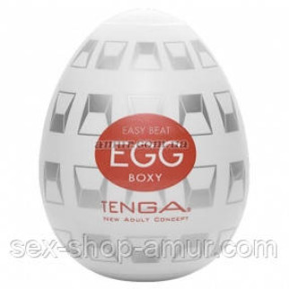 Мастурбатор-яйце Tanga Egg Boxy з геометричним рельєфом - Інтернет-магазин спільних покупок ToGether