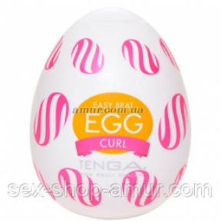 Мастурбатор-яйцо Tenga Egg Curl з рельєфом шишечок - Інтернет-магазин спільних покупок ToGether