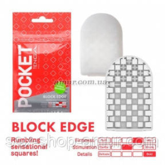 Мастурбатор Tenga Pocket Block Edge - Інтернет-магазин спільних покупок ToGether