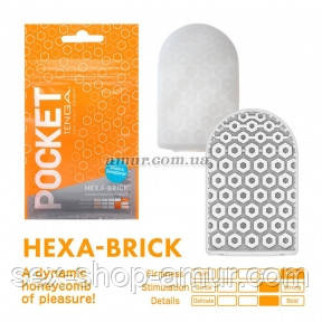 Мастурбатор Tenga Pocket Hexa-Brick - Інтернет-магазин спільних покупок ToGether