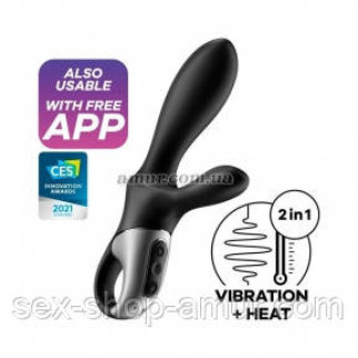 Універсальний смарт-вібратор із підігрівом Satisfyer Heat Climax - Інтернет-магазин спільних покупок ToGether