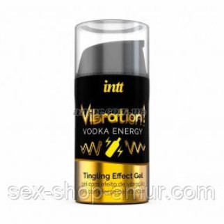 Рідкий вібратор Intt Vibration Vodka, 15 мл, діє до 30 хвилин - Інтернет-магазин спільних покупок ToGether