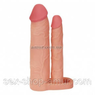 Насадка на член Pleasure X Tender Double Penis Sleeve Add 2 - Інтернет-магазин спільних покупок ToGether