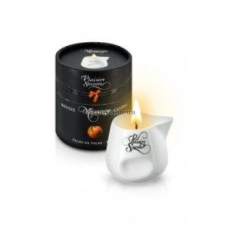 Масажна свічка Plaisirs Secrets Peach, персик, 80 мл - Інтернет-магазин спільних покупок ToGether