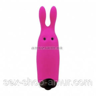 Вібропуля Adrien Lastic Pocket Vibe Rabbit, рожева, зі стимулювальними вушками - Інтернет-магазин спільних покупок ToGether