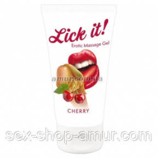 Масажний гель Lick It Cherry, 50 мл - Інтернет-магазин спільних покупок ToGether