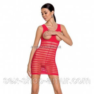 Бодистокінг-сукня з відкритою груддю Passion BS092, червона - Інтернет-магазин спільних покупок ToGether
