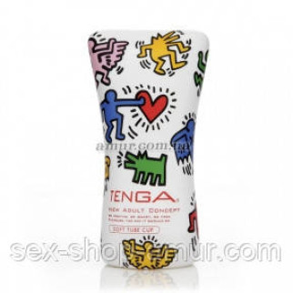 Мастурбатор — Tenga Keith Haring Soft Tube Cup, що здавлюється - Інтернет-магазин спільних покупок ToGether