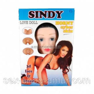 Надувна лялька Sindy зі вставкою з кібершкіри та вібростимуляцією - Інтернет-магазин спільних покупок ToGether