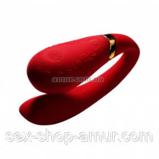 Смартвібратор для пар Zalo Fanfan Rouge Bright Red - Інтернет-магазин спільних покупок ToGether