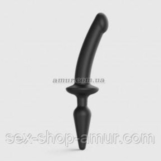 Анальний корок із дилдо 2в1 Strap-On-Me Switch Plug-in Dildo Black S - Інтернет-магазин спільних покупок ToGether