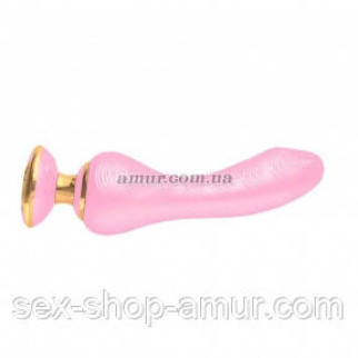 Вібратор для точки G Shunga Sanya Light Pink, гнучке дуло - Інтернет-магазин спільних покупок ToGether