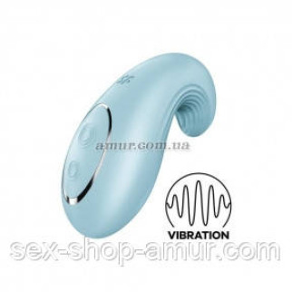 Вібратор Satisfyer Dipping Delight Light Blue - Інтернет-магазин спільних покупок ToGether