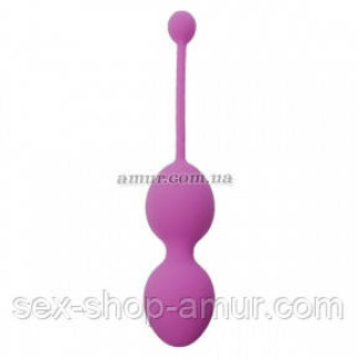 Вагінальні кульки Silicone Kegel Balls фіолетові - Інтернет-магазин спільних покупок ToGether