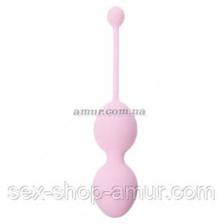 Вагінальні кульки Silicone Kegel Balls рожеві - Інтернет-магазин спільних покупок ToGether