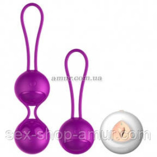 Вагінальні кульки з вібарцією Vibrating Silicone Kegel Balls з пультом ДК - Інтернет-магазин спільних покупок ToGether