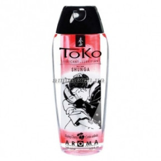 Лубрикант на водній основі Shunga Toko Aroma — Blazing Cherry, 165 мл - Інтернет-магазин спільних покупок ToGether