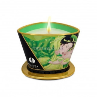 Масажна свічка Shunga Massage Candle — Exotic Green Tea, 170 мл, з афродизіаками - Інтернет-магазин спільних покупок ToGether