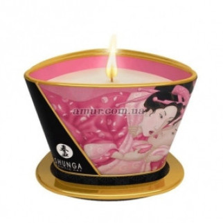 Масажна свічка Shunga Massage Candle Rose Petals, 170 мл, з афродизіаками - Інтернет-магазин спільних покупок ToGether