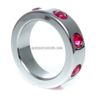 Металеве ерекційне кільце Pink Diamonds, з рожевими стразами - Інтернет-магазин спільних покупок ToGether