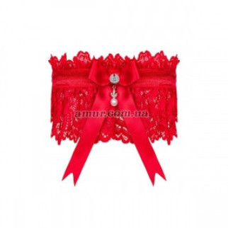 Підв'язка на ногу Obsessive Amor Blanco garter, червона - Інтернет-магазин спільних покупок ToGether