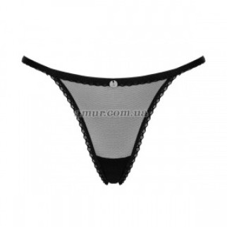 Прозорі стринги з мереживом Obsessive Celia Noir thong ML - Інтернет-магазин спільних покупок ToGether