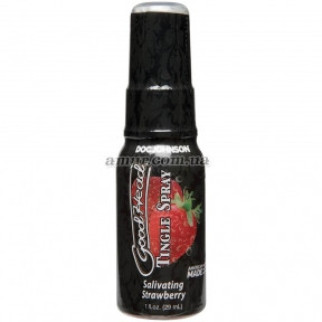 Спрей для мінету Doc Johnson GoodHead Tingle Spray, зі смаком полуниці, 29 мл, зі стимулювальним ефектом - Інтернет-магазин спільних покупок ToGether