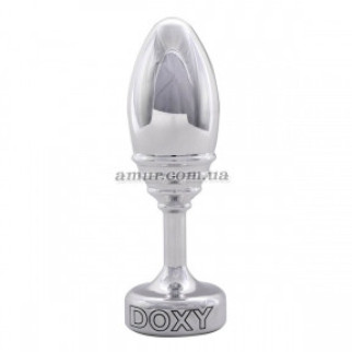 Металева анальна пробка Doxy Butt Plug Ribbed, ребриста, діаметр 3,3 см - Інтернет-магазин спільних покупок ToGether