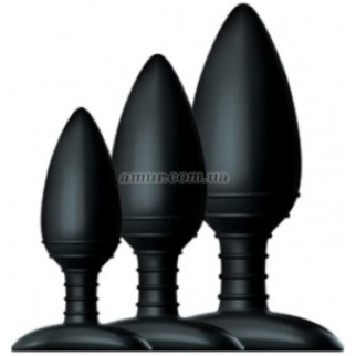 Набір анальних корків Nexus Butt Plug Trio (3 см — 4 см — 5 см) - Інтернет-магазин спільних покупок ToGether