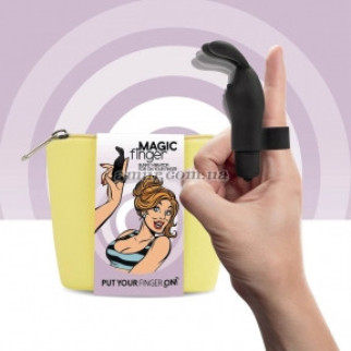 Вібратор на палець FeelzToys Magic Finger, чорний - Інтернет-магазин спільних покупок ToGether