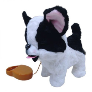 Интерактивна собачка на поводке черно-белая MIC (K14703) (227371)  - Інтернет-магазин спільних покупок ToGether