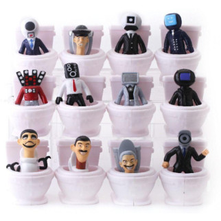 Скибіди Туалет фігурки Skibidi Toilets набір фігурок дитячі іграшки 12 шт 7см - Інтернет-магазин спільних покупок ToGether