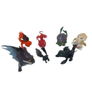 Як приручити дракона фігурки How to Train Your Dragon 7 шт 3-7 см - Інтернет-магазин спільних покупок ToGether
