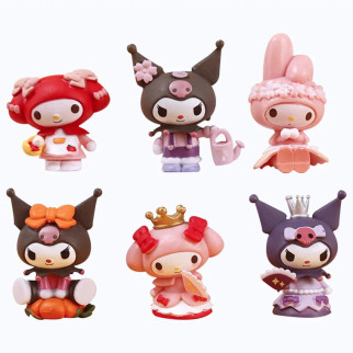 Куромі набір фігурок Куромі Kuromi дитячі фігурки 6 шт 4-5 см - Інтернет-магазин спільних покупок ToGether