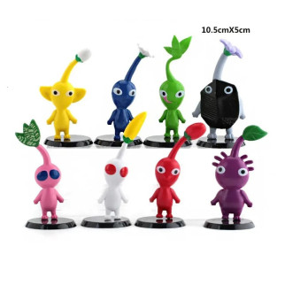 Пікмін фігурки Pikmin 8 шт крихітні барвисті істоти веселки - Інтернет-магазин спільних покупок ToGether