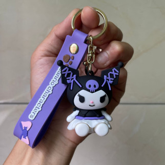 Куромі брелок для ключів Kuromi брелок фіолетовий череп - Інтернет-магазин спільних покупок ToGether