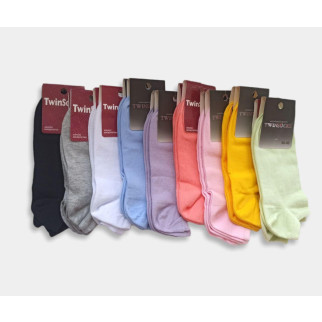 Жіночий набір коротких шкарпеток від ТМ TwinSocks - 12 шт на Ваш вибір 23-25(38-40) - Інтернет-магазин спільних покупок ToGether